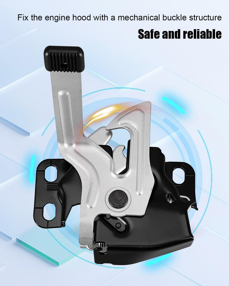 ULZOZN Engine Hood Lock Fit for Honda Civic 2004 2005 Replace 74120S5A509 HO1234115 - Image 3